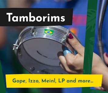 Tamborims by Gope, Izzo, Meinl, LP and more