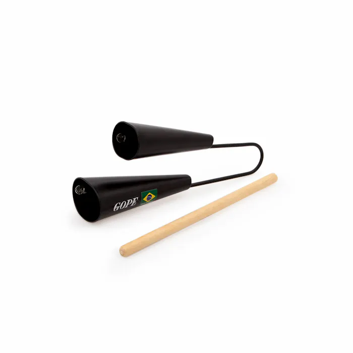 Double pitched metal agogo bells from Gope, Contemporanea and others