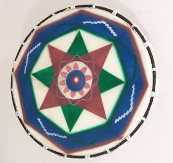 Knock on Wood Medium Painted Shaman Drum 12 inch