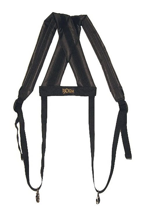 Thick padded double shoulder strap for djembe and samba