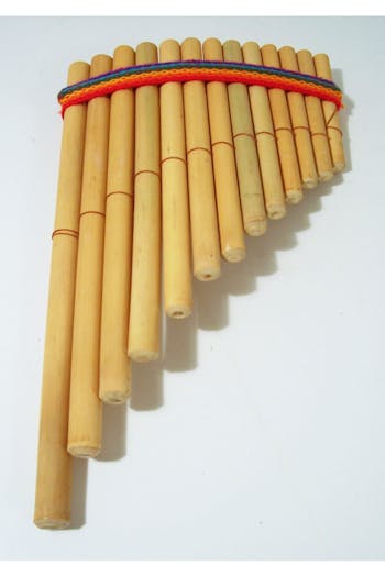 Zampona curved 13 note panpipe from Peru