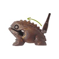 Knock on Wood Frog Scraper, Small 8cm
