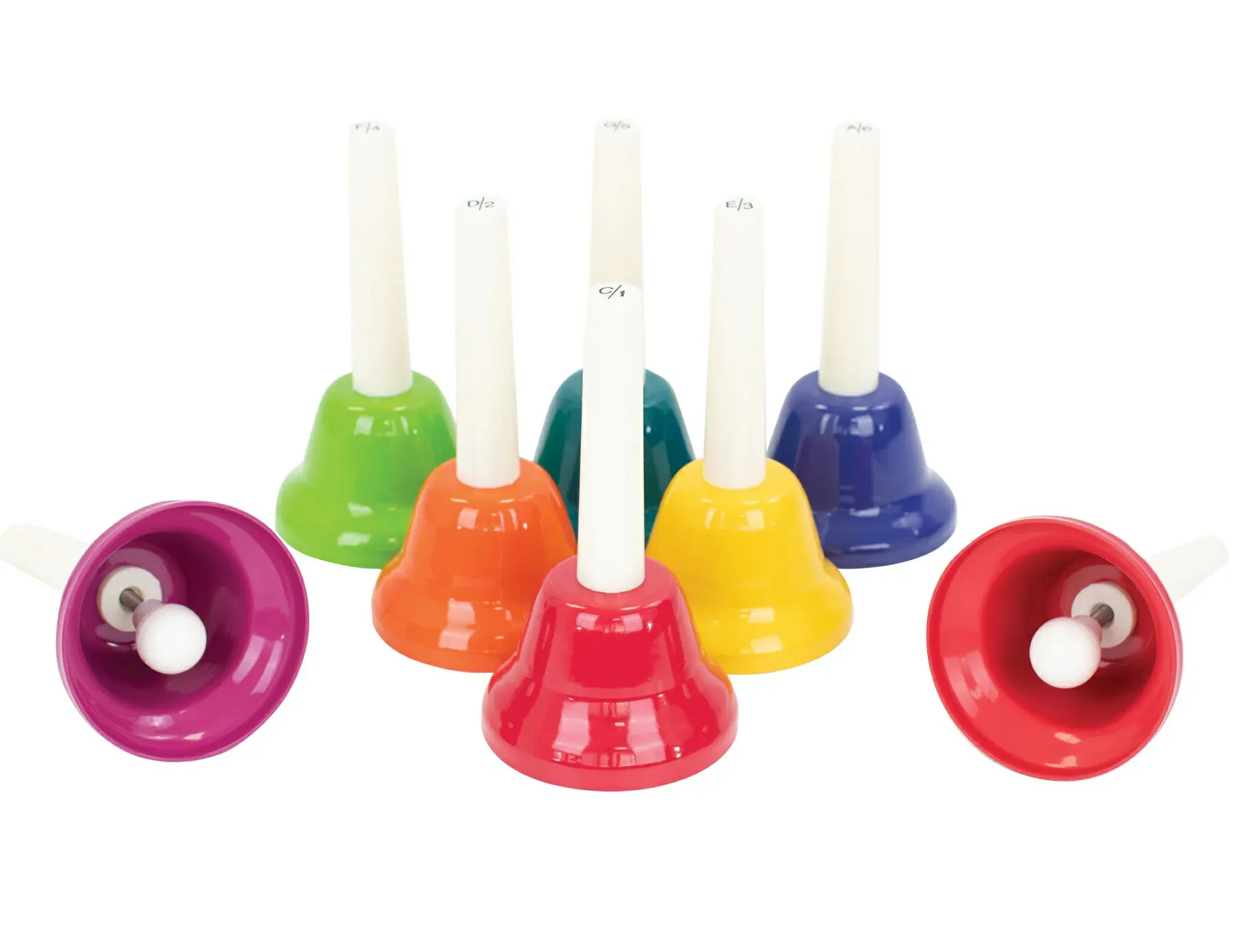 Set of tuned handbells