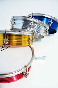 Izzo 3462 coloured metal 6 lug tamborim