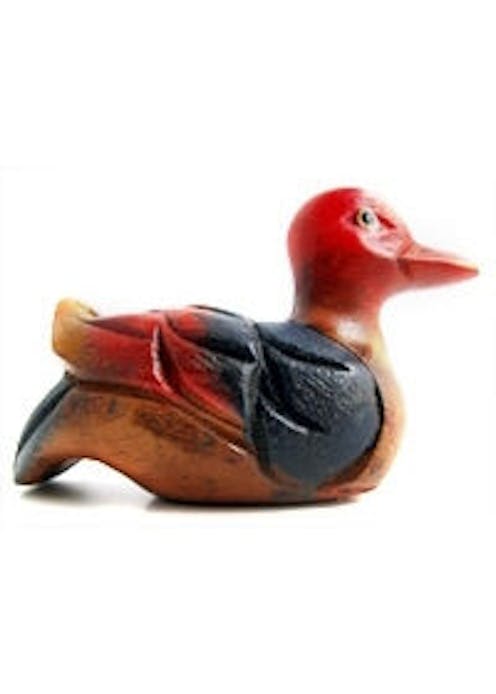 wooden duck noise toy