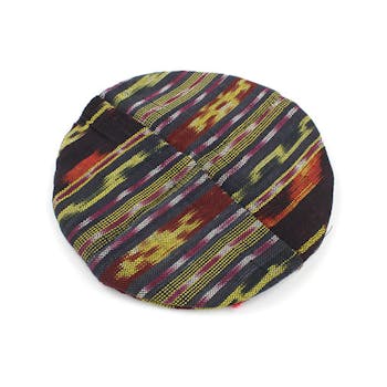 Knock on Wood Ikat padded djembe hat (5 sizes)