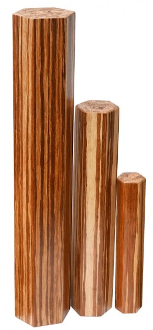 Knock on Wood Rain Sound Columns