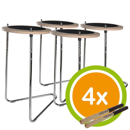 Fit4Drums bOdrum Sets, black