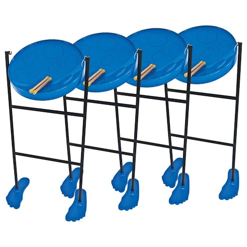 Panyard Pack of 4 Jumbie Jam steel pans
