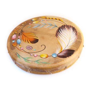 Knock on Wood Painted Shamanic Drum