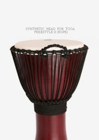 Synthetic head for Toca freestyle II rope tuned djembe