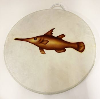 Knock on Wood Slimline Decorated Ocean Drums