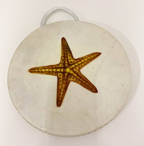 Knock on Wood Slimline Decorated Ocean Drums