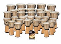 Knock on Wood 30 Player Djembe Pack, Secondary