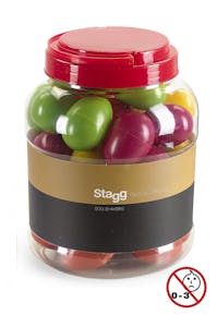 Stagg Tub of 40 Plastic Egg Shakers