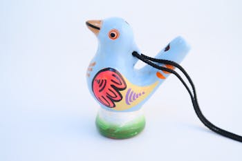 Knock on Wood Ceramic Bird Caller