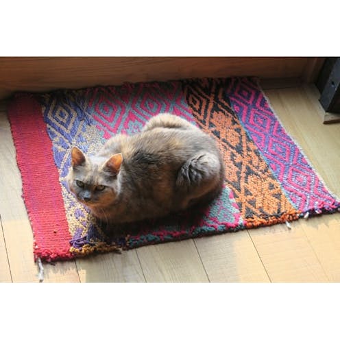 Knock on Wood Woollen mat from Peru