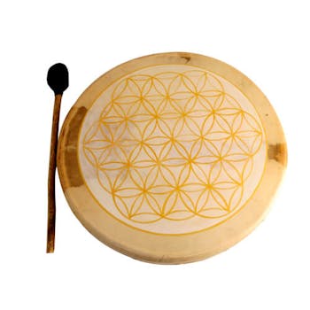 Knock on Wood Painted Shamanic Drum