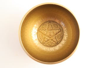 Knock on Wood Brass Singing Bowls 14cm