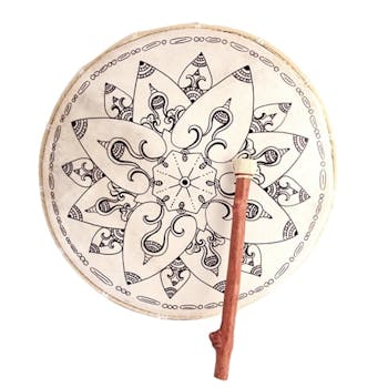 KOW Decorated Frame Drum,10" (25cm)
