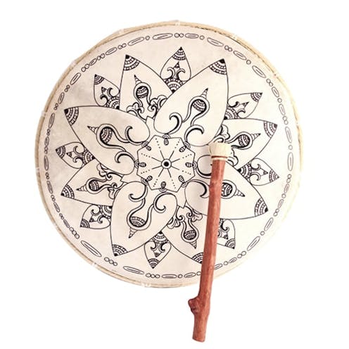 KOW Decorated Frame Drum,10" (25cm)