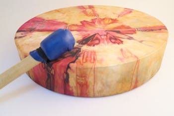Knock on Wood Tie Dye Shaman Drums (16 or 18 inch)