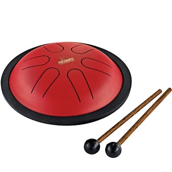 Meinl Percussion Mini Melody Steel Tongue Drum - red