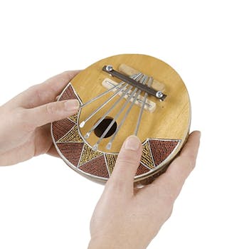 KOW Coconut Painted Thumb Piano