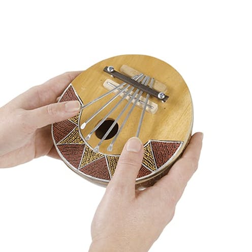 KOW Coconut Painted Thumb Piano