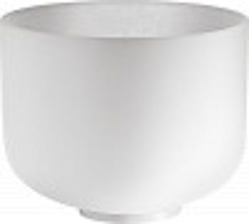Meinl Sonic Energy Crystal Singing Bowl, white-frosted, 10" / 25 cm, Note E4, Solarplexus Chakra