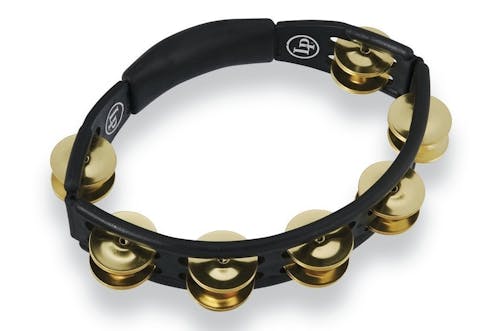 LP CYCLOPS HANDHELD TAMBOURINE BLACK - BRASS