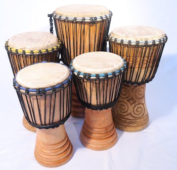 KOW Djembe Drums 5 pack