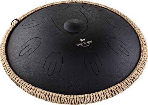Sonic Energy Octave Steel Tongue Drum - Black
