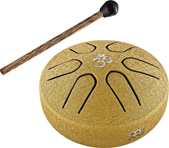 Sonic Energy Pocket Steel Tongue Drum - Gold