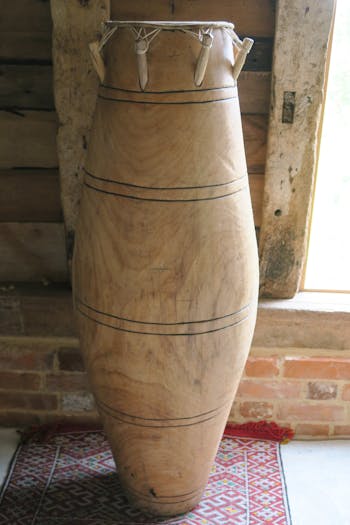 KOW Ewe Drum - Atsimevu with Sticks and Stand