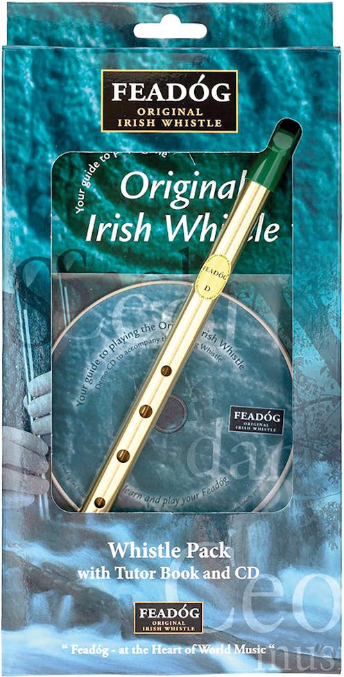 Feadog FW03 Triple Pack Brass D Whistle