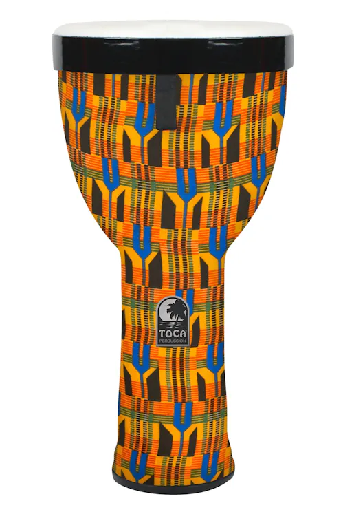 Toca Toca Sympatico Nesting Djembe Freestyle II - Kente Cloth
