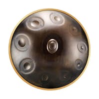 Hluru Handpan drum 10 notes 22" Gold edge Bronze