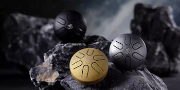 KOW Pocket Steel Tongue Drum - 3" with 6 Notes