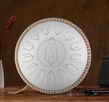 KOW Healing Steel Tongue Drum - 14" with 15 Notes