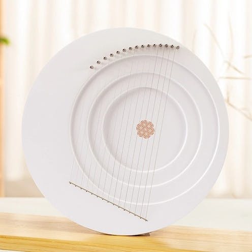 KOW White Full Moon Lyre - 15 Strings