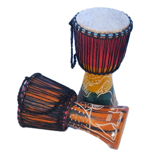KOW Ghana Djembe 9'' colourful
