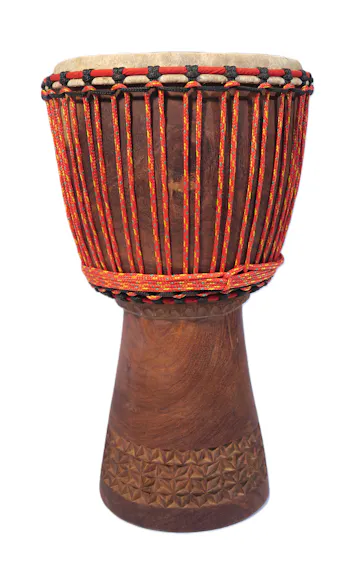 KOW Large pro djembe from Mali 11" carved