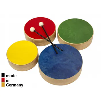 Rohema Set of 4 Colored Wooden Toms