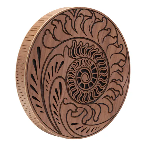 Meinl Sonic Energy 10" Rain Disk, Ocean Sound, Fibonacci-Inspired Carving
