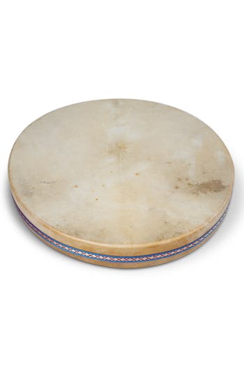 Knock on Wood Ocean Drum with Natural skins